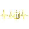 Allah Islam Muslim Islamic Heartbeat