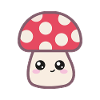 Champignon Mignon Dessin Kawaii