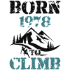 Grimpeur 1978 Naissance d’anniversaire alpiniste