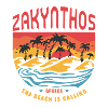 Zakynthos Greece Design with Palm Trees