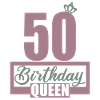 50 års fødselsdag 50 år 50'erne Fødselsdag Queen