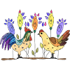 Poule et coq