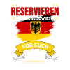 Urlaub Liegen Reservieren Deutschland Flagge