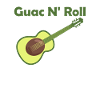 Gitarre Avocado Rock n Roll lustige Gitarren