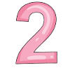 2 pink