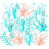 under water plant patterns