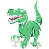 T-Rex dinosaure Trex Dino Football