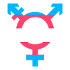 Trans Symbol Transgender Kønssymbol LGBT