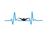 Swimming Lover Lifeline Heartbeat