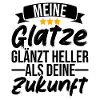 Glatze Glatzkopf Glatzenträger Geschenk