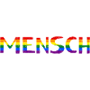 Mensch Regenbogenflagge