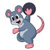 Boule de bowling rat