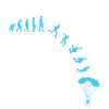 Skydiver Evolution Fallschirmspringer