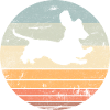 Dackel Sprung Dackelhund Dachshund Vintage