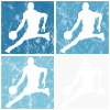 Basket-ball basket-ball basketteur rétro