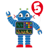 Robot 5ème anniversaire