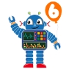 Robot 6ème anniversaire