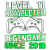 Børn Niveau 11 År Gaming Fødselsdag Gamer