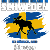 Schweden Meme Design mit Elchsilhouette