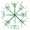 Norse Rune Star Green