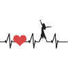 Dancer Dancing with heartbeat