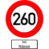 260 bei Nässe