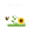 Blume Knick Biene Dick