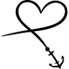 Heart Symbol Anchor