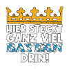 Bayern dahoam bayrisch Flagge Geschenkidee