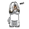 Stubborn Tibetan Terrier Dog