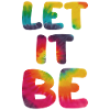 Hippie Proverbe Let it be
