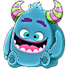 Little cute funny monster No.8