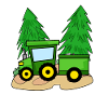 Tractor with trailer