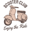 Motorroller Roller Rollerfahrer Geschenk
