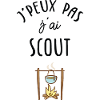 J'peux pas j'ai scout
