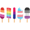 LGBT Ice Rainbow Flag Equality