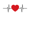 Heartbeat Heart Red