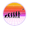 Modellflieger Evolution Vaporwave Modellflugzeug