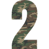 Tough number 2 in camouflage pattern!