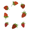 Coole Mädels Erdbeeren