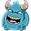 Little cute funny monster No.39
