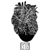Lyon Carte Coeur - noir
