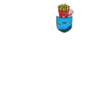 French Fries Chest Pocket