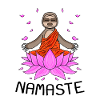 Yoga Namaste Sloth