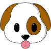 Dog emoji face