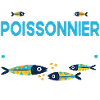 Poissonnier poisson métier cadeau humour