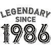 1986 Anniversaire Né 86 Célébration
