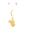 Cat Saxophone
