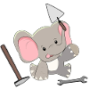 Elephant Craftsman Caretaker Tool Children