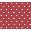 Allover dots on red